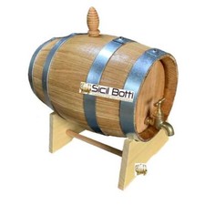 Botte/Botti in rovere da 3 litri rubinetto in ottone e Logo Personalizzato