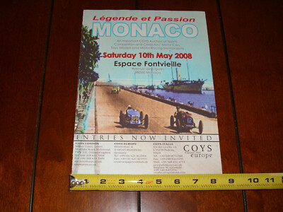 2008 MONACO COYS AUCTION ORIGINAL AD