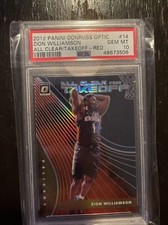 2019-20 Optic Zion Williamson All Clear For Takeoff Holo RC PSA 10 Red /99 🔥🔥!