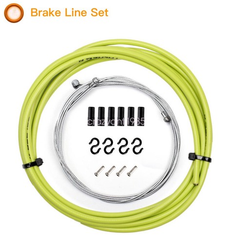 Línea de cambio para bicicleta freno carcasa hebilla kit engranajes bicicleta de carretera universal - Imagen 9 de 16