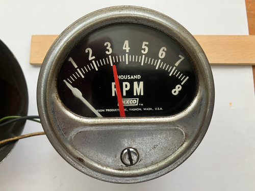 Vintage Dixco Tachometer Untested Parts Only - Picture 2 of 11