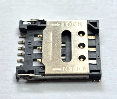 Nano-SIM-Karten-Buchse - 6-poliges PCB-Design - offener/sperrender Schalter - kostenloser Versand im Vereinigten Königreich