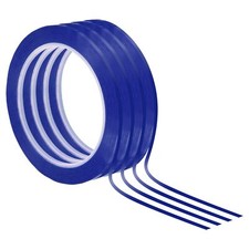 1/8" Whiteboard Tape 4 Pack Thin Dry Erase Tape for Graphic Chart Marking DIY...