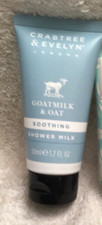 New/Sealed: Crabtree Evelyn Goat Milk Oat Soothing Shower Milk 1.7 oz