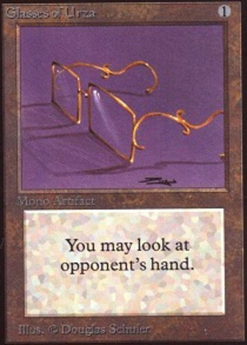 MTG magic cards 1x Glasses of Urza Unlimited Light Play, English - Picture 1 of 1