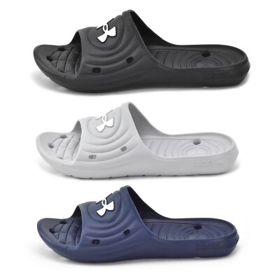 Under Armour Locker IV Slider Adults Sliders Mens Casual Gym Shower Pool  Beach UK