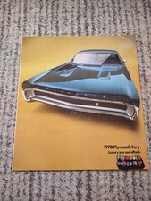 1970 Plymouth Fury Sales Brochures 1970 Plymouth Fury Sales Brochures