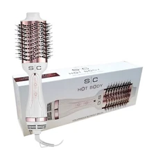 STYLECRAFT Hot Body Ionic 2-in-1 Blowout Oval Hot Air Brush Hair Dryer Volumizer