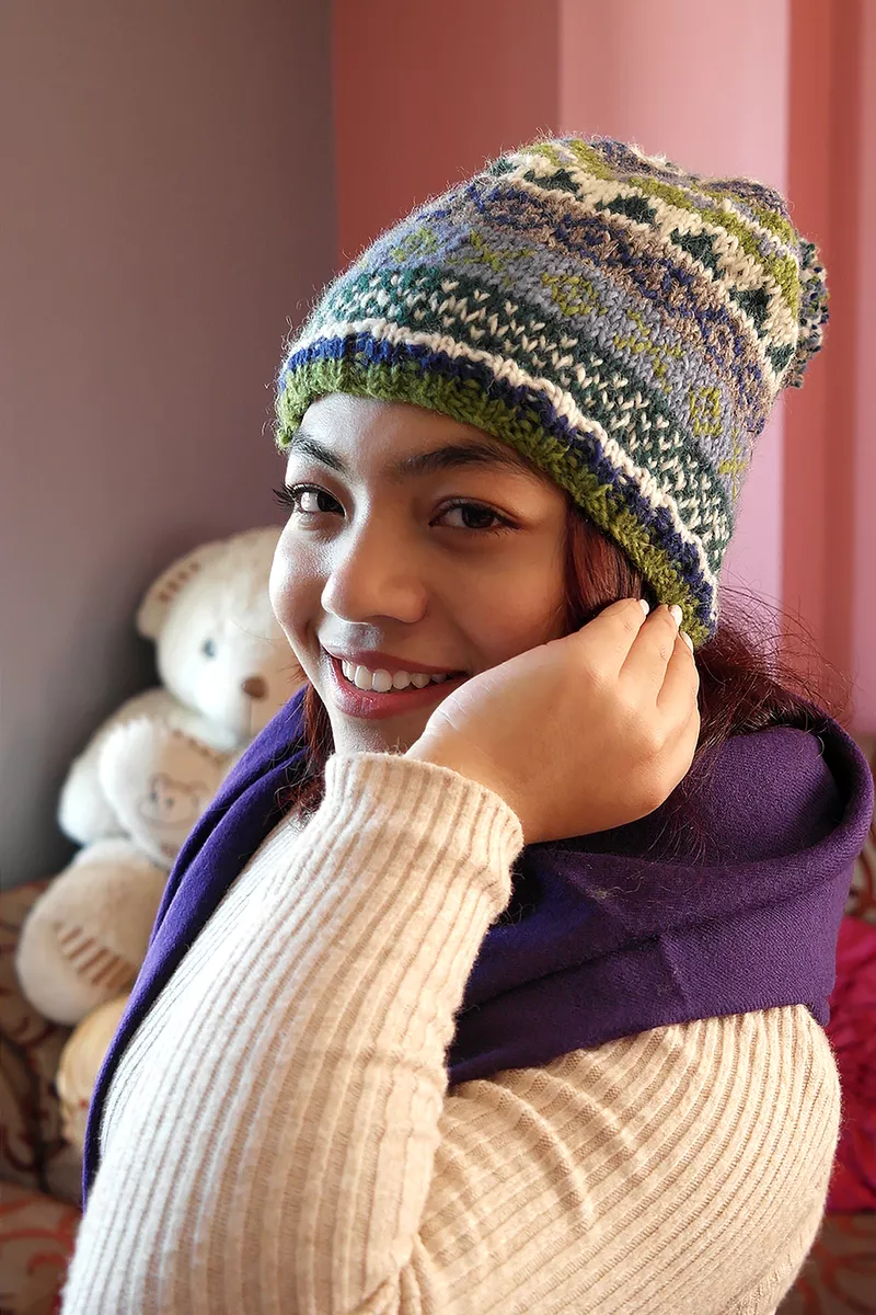 Green beanie deals hat womens