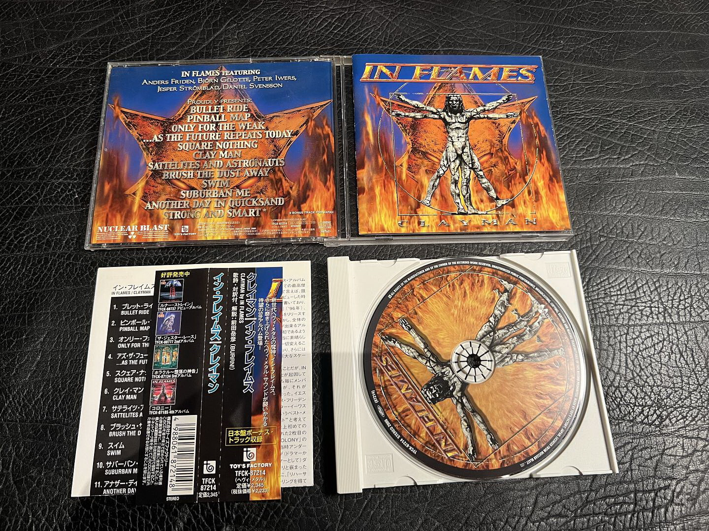IN FLAMES clayman JAPAN CD W/OBI 2000 TFCK-87214 DEATH METAL