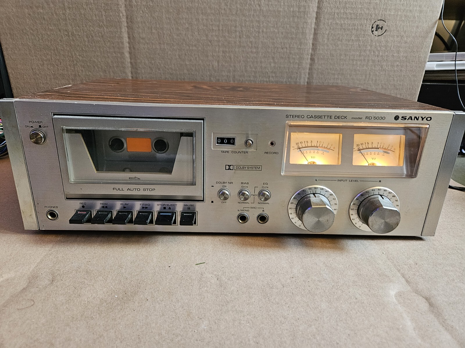 SANYO RD5030 CASSETTE DECK RD 5030 Works Great eBay