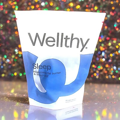 Wellthy Sleep Night Time Fat Burner & Sleep Aid 60 capsules NIP 30 day supply