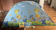 Vintage 80s Fun Hut Bed Play Tent Sesame Street ERO Industries Twin/Full Complet