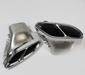 Details About Mercedes Benz Glc 43 Amg Exhaust Tips Chrome Glc X253 Genuine
