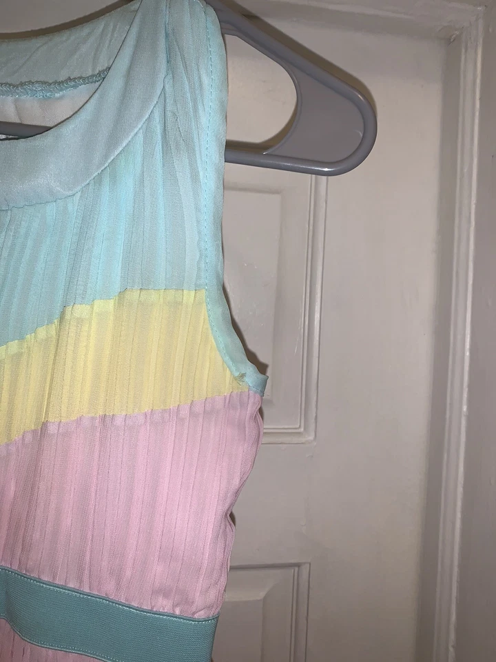 Maxi vestido placentero de primavera talla 10 para niñas Foto 4 de 4