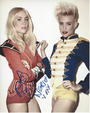 NERVO (OLIVIA & MIRIAM) SIGNED AUTHENTIC 8X10 PHOTO F w/COA EDM ELECTRONIC PROOF