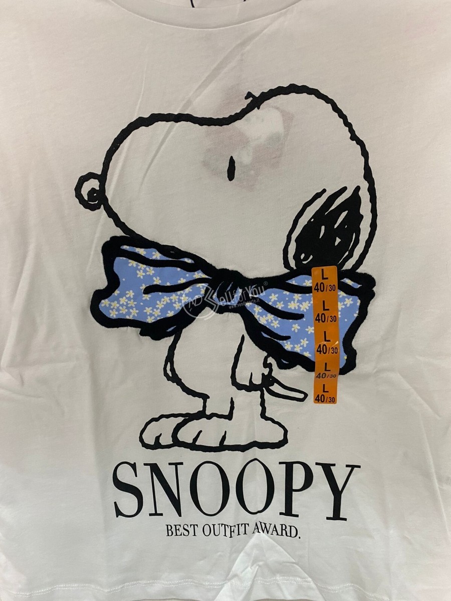 stradivarius snoopy t shirt