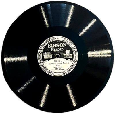 Ernest L Stevens - Three O'Clock In The Morning / Hesitation - Edison Record 10''