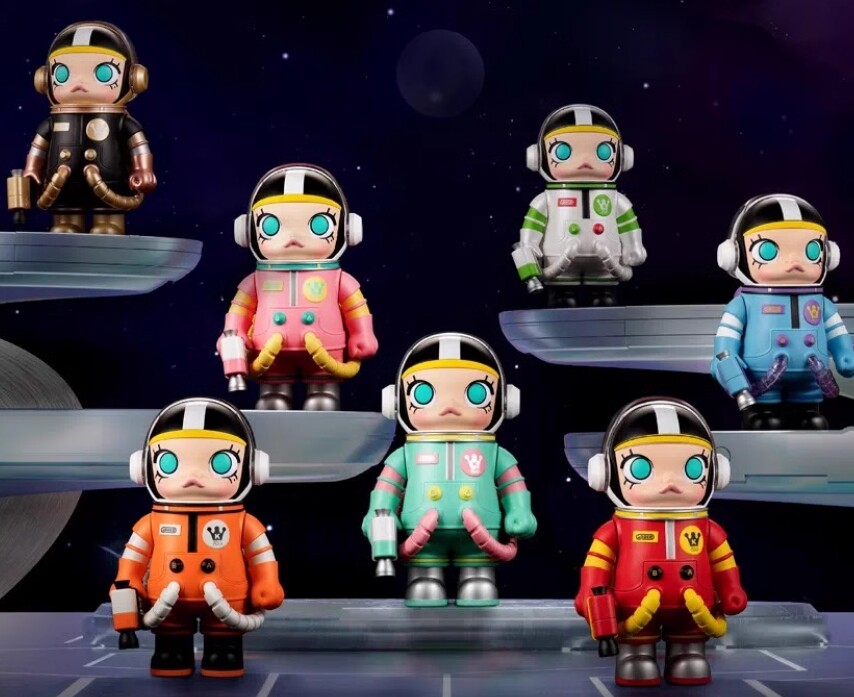 POP MART Mega Collection 400% Space Molly Return Blind Box POP MART Mega Collection 400% Space Molly Return Blind Box