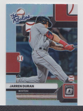 JARREN DURAN : MLB - 2022 DONRUSS OPTIC / THE ROOKIES  SILVER PRIZM -CARD # TR-3