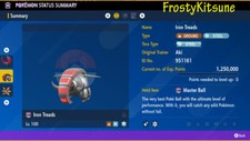 6IV Iron Treads Shiny  Non-Shiny Paradox Pokemon Scarlet  Violet