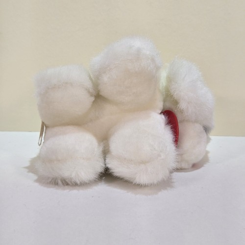Vintage 1986 Applause White Puppy Dog Plush 5" Love Tag - Picture 9 of 13
