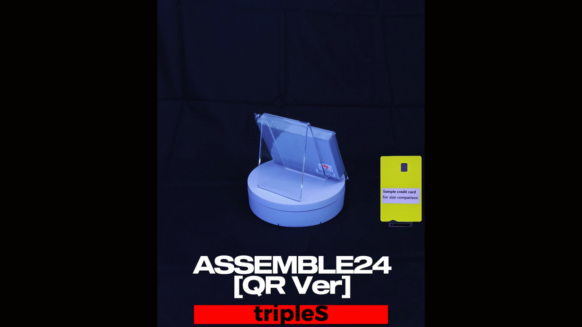 TRIPLES [ASSEMBLE24] Album QR Ver. / QR Card+24 Photo Card+