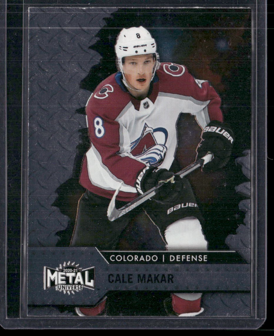 Cale Makar 2020-21 SkyBox Metal Universe #60 Colorado Avalanche