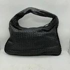 BOTTEGA VENETA Intrecciato Hobo Bag Handbag Leather Black Dupe (R5)