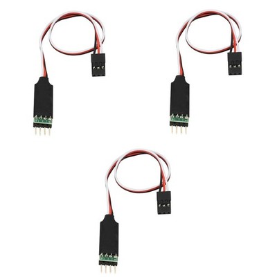3 Stück 3 Kanäle 3-Kanal LED Lampe Licht Bedienfeld für 1/10 1/8 RC Modellauto 3547