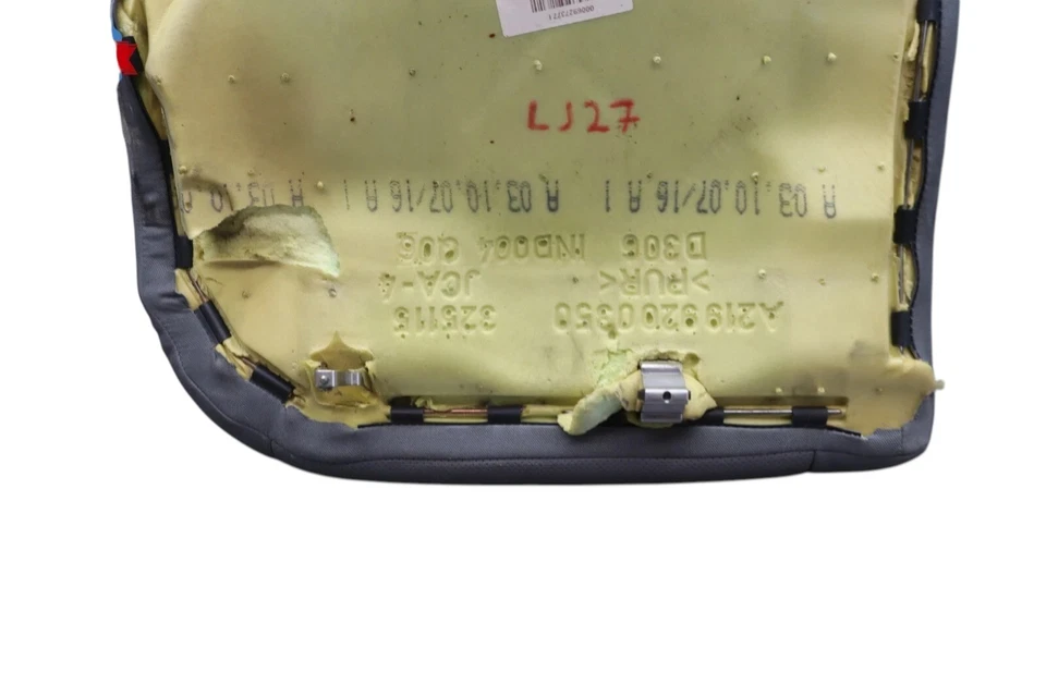 06-11 Cojín asiento trasero izquierdo parte inferior inferior mercedes cls550 w219 fabricante de equipos originales Foto 4 de 4
