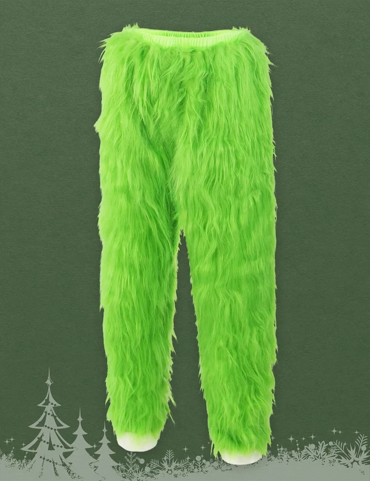 Disfraz de Navidad Adultos Hombres Traje de Papá Noel 7 PIEZAS De lujo Profesional Peludo Xma Foto 3 de 3