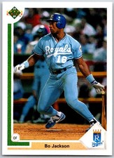 ⚾ 1991 Upper Deck #545b Bo Jackson Kansas City Royals