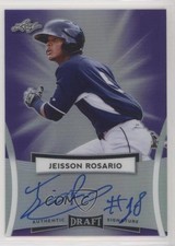 2018 Leaf Metal Draft Flashback Purple 7/25 Jeisson Rosario #FB-JR1 Auto km4