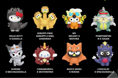 2026 McDonald's Hello Kitty Godzilla Happy Meal Figure Singles or
