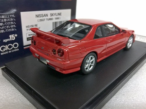 HI STORY HS156RE Nissan Skyline R34 25GT Turbo 1998 JDM 1:43 scale model car - Picture 4 of 5