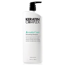 Keratin Complex - Care Smoothing Shampoo 33.8 Fl Oz (Pack of 1), Teal