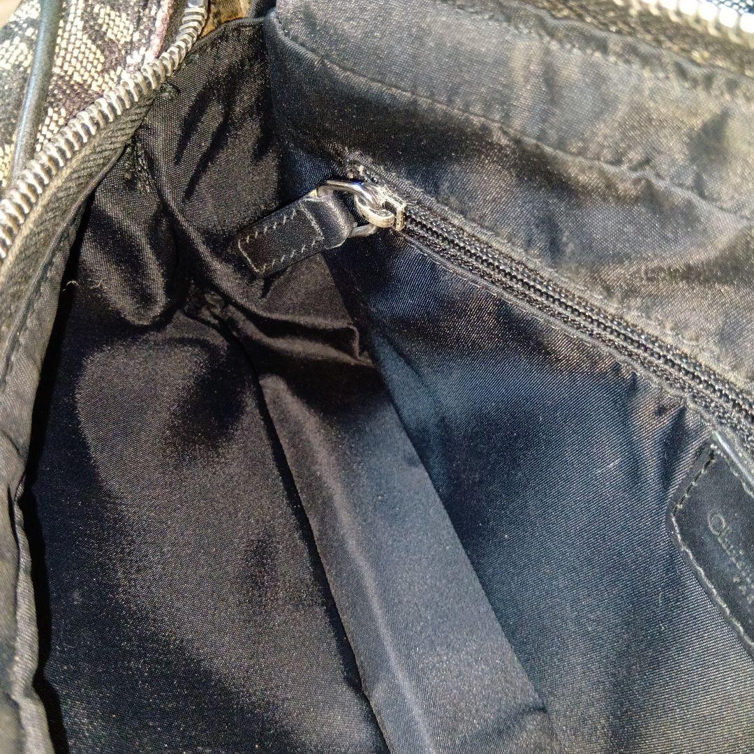 Christian Dior Shoulder Bag Canvas Leather Navy Beige From Japan Authentic thumbnail 15