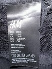 H&M Robe Black Satin Lace size XS S Tie Waist Kimono Loungewear Lingerie Pinup — photo 5