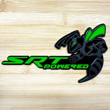 SRT Hornet Badges Emblem BEE GREEN BADGES Tailgate Angry  Aggressive