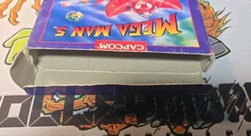 Mega Man 5 (Nintendo NES) Styrofoam + Game + Box