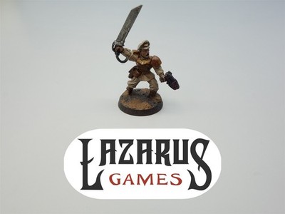 Warhammer 40k Astra Militarum Imperial Guard - Cadian Lieutenant (oop metal)
