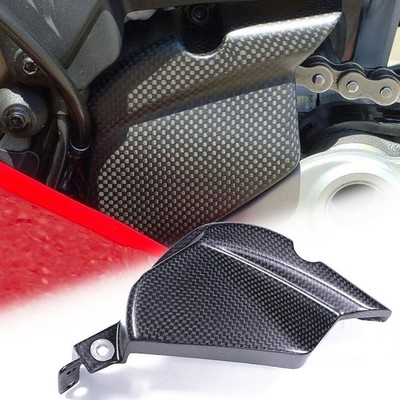100% Carbon Fiber Sprocket Cover Protection Fit For Ducati Panigale V4 V4S 2025-