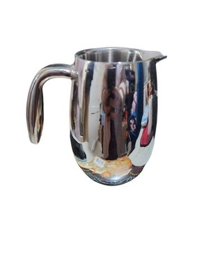 Bodum Edelstahl Milchaufschäumkanne - Kaffee Latte Art Krug Barista