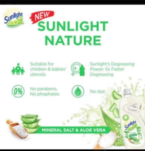 2 pcs Sunlight Dishwashing Liquid 800ml - Image 3 of 4