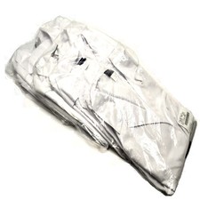 4 NEW Sanibel Scrubs 657-011-2X Womens Short White Lab Coats 2XL Tablet Pocket