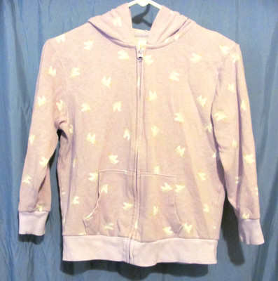WONDER NATION Girl's Size M (7-8) Hooded & Zippered Jacket, Light Purple