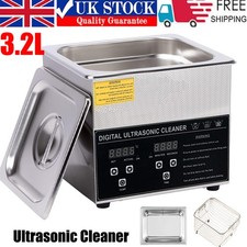 3.2L Digital Ultrasonic Cleaner Ultra Sonic Bath Cleaning Tank Timer Heater Tool