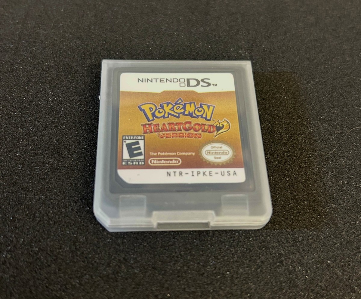 Pokemon Heartgold Version for Nintendo DS/NDS/3DS game w/ case