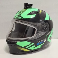 Gmax Sektor FF-49) Motorcycle Helmet Green/Black Size L (59-60) cm